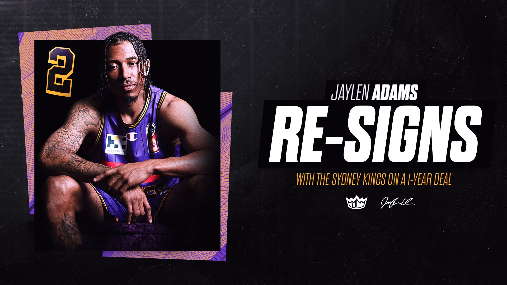 Jaylen Adams returns to Sydney for the NBL25 season